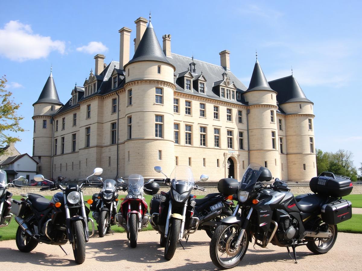 Motards lors d'un rassemblement